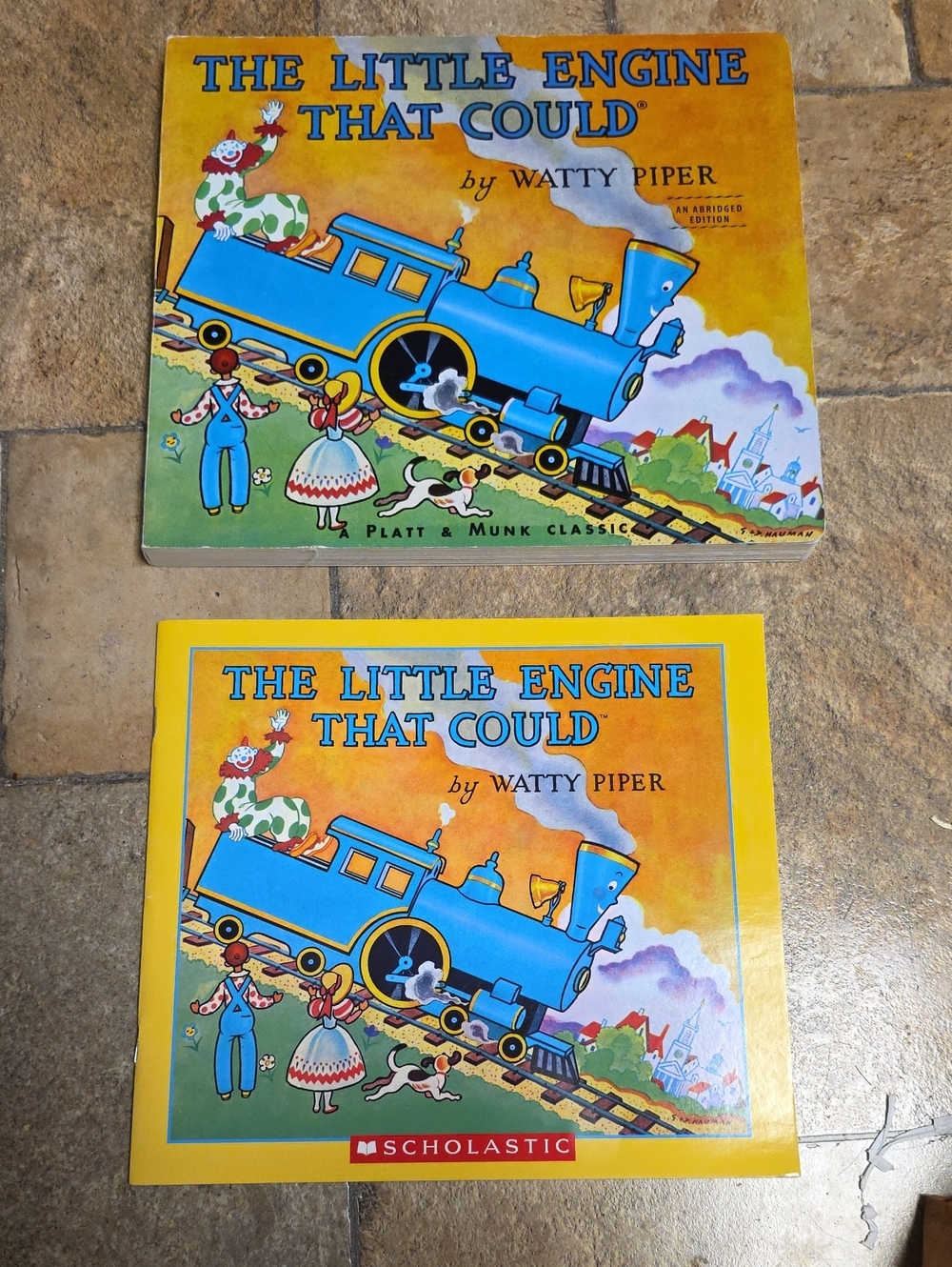 2 Books The Little Engine That Could Large Lap And Regular
